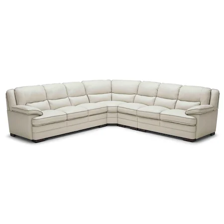 Casual Four Piece Corner Sectional Sofa